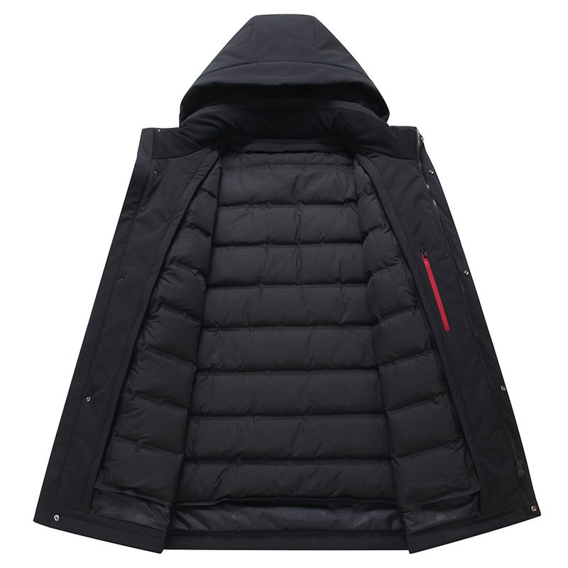Men's Duck Down Jacket Coat Parka - Image 7