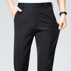Men's Casual Trousers Business Trousers Loose - 516 Black, 32