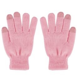 Unisex Winter Knit Gloves Touchscreen Outdoor Windproof Cycling Skiing Warm Gloves - Pink