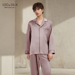 Mumi Heavyweight Silk Pajamas For Men - 5088 Twilight Purple 19 M, 3XL