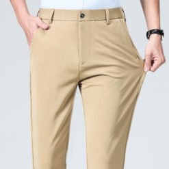Men's Casual Trousers Business Trousers Loose - 516 Khaki, 31