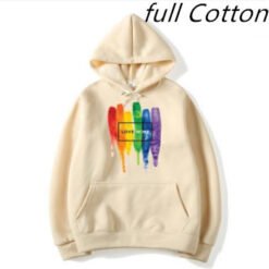 Men's Pride Lgbt Cotton Fleece Hoodies Sweatshirts Man Love Wins Sweatshirts Hoodies Comics Hoodie - Skin full Cotton, L