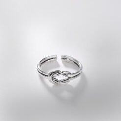 Women's Stainless Steel Rings Vintage Golden Lotus Rings Men's Moon Sun Opal Rings Wedding Couple Rings - A15