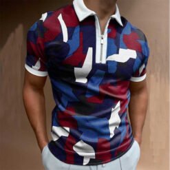 Men's Polo Shirt Men Solid Polo Shirts Brand Men Short-Sleeved Shirt Summer Shirt Man Clothing - 1Style, 3XL