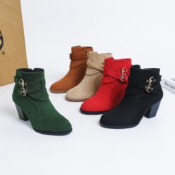 Alternative view of Women's Ankle Boots New Fashion Ankle Boots Comfortable Suede