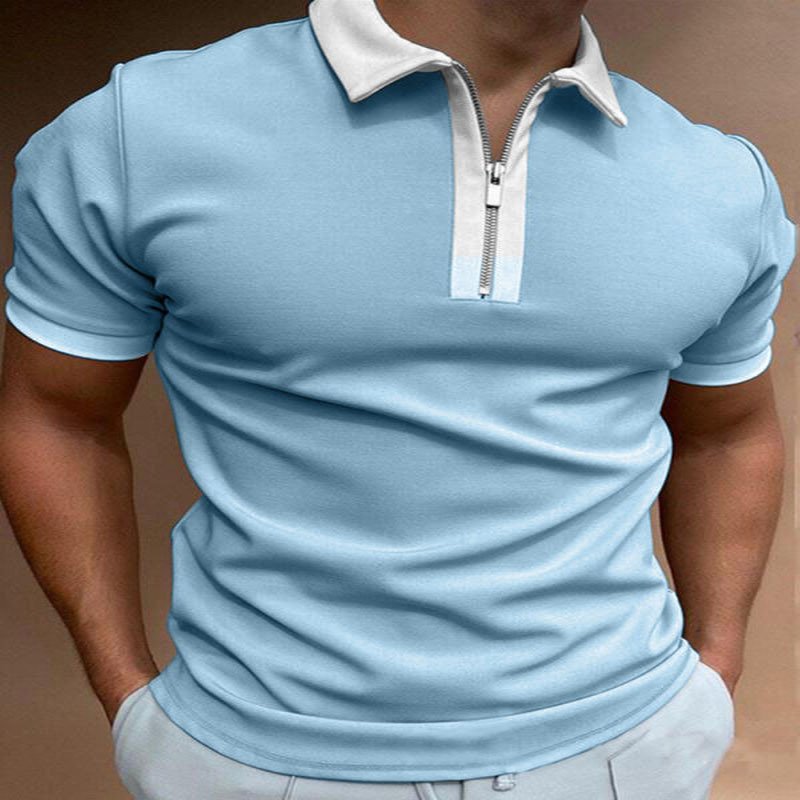 Men's Polo Shirt Men Solid Polo Shirts Brand Men Short-Sleeved Shirt Summer Shirt Man Clothing - Image 5