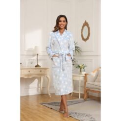 Alternative view of RONGTAI - Soft Fleece Robes For Women, Lightweight And Warm, Spa & Bath Robes For Mom, Wife & Friend