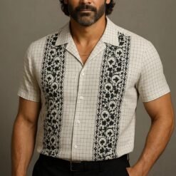 Fashion Casual Print Hawaiian Shirts For Men - Style 3, 2XL