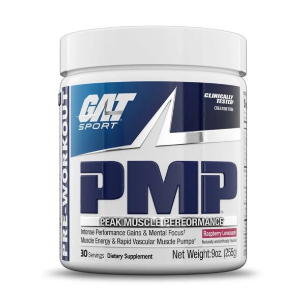GAT SPORT PMP (Peak Muscle Performance), Pre-Workout, 30 Servings (Raspberry Lemonade)