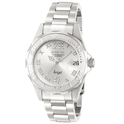 Invicta Women's Angel 14396 Silver Stainless-Steel Swiss Quartz Fashion Watch