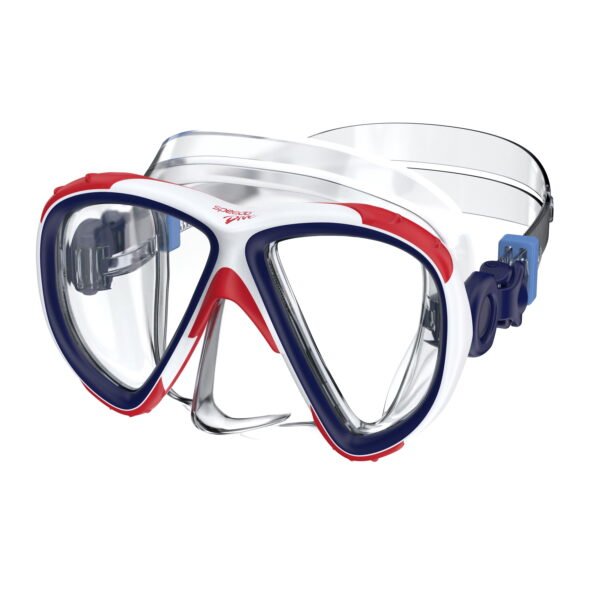 Speedo Adult Pilot Swimming Mask, Soft Fit with Anti‑Fog and UV Protection, Ages 12+