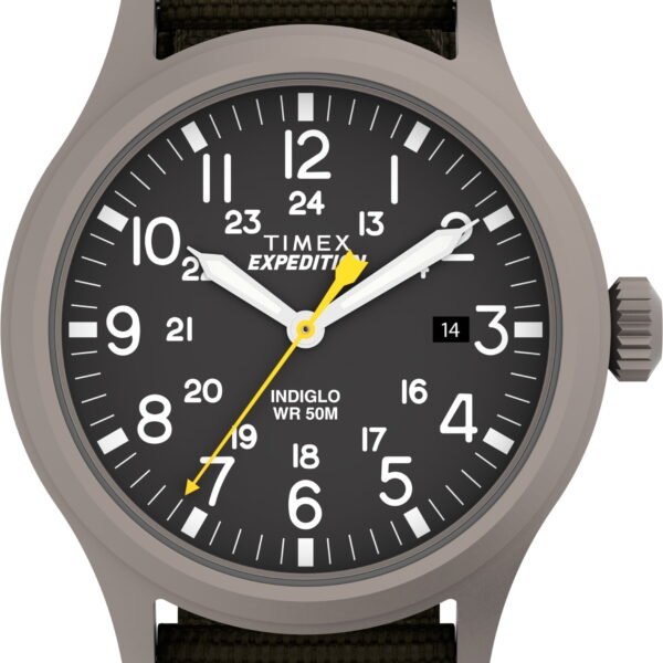 Timex T49961WX Expedition Light Tactical Watch Green Fabric Strap 40 mm