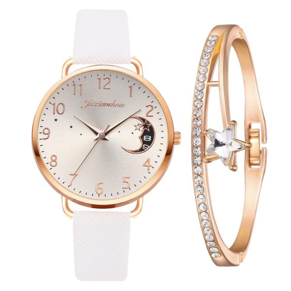 YATLTE Leather Women Watches, Ladies Dress Analog Quartz Date Classic Luminous Leather Strap Waterproof Female Wrist Watch