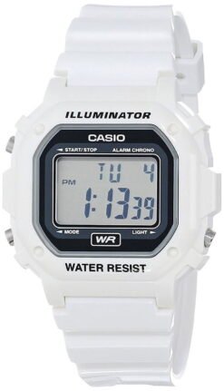 Alternative view of Casio Men's Digital Illuminator Sport Watch, White Resin F108WHC-7ACF