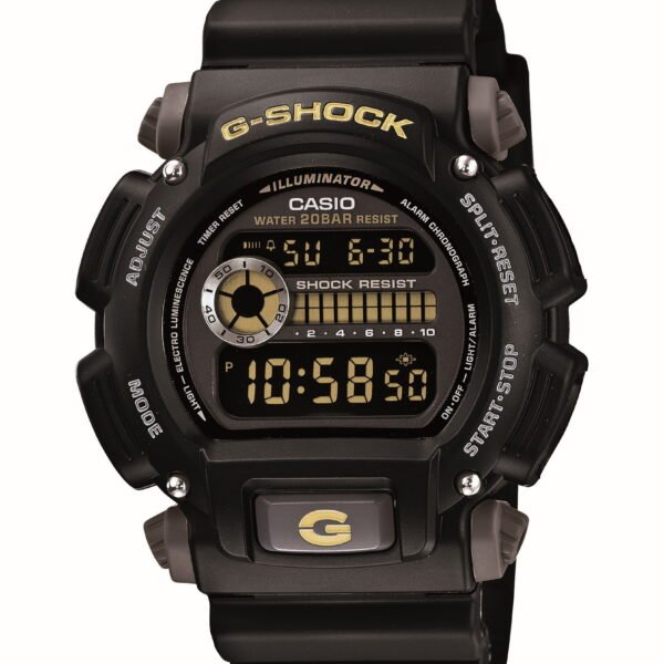 Casio GShock Men's Digital Watch with Black Risin Band - DW9052-1CWT