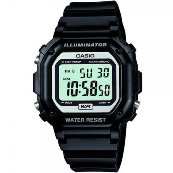 Casio Men's Digital Illuminator Sport Watch, Black Resin F108WHC-1ACF