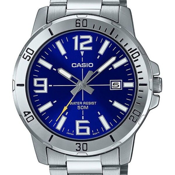 Casio Men's Diver-Style Stainless Steel Watch MTPVD01D-2BV