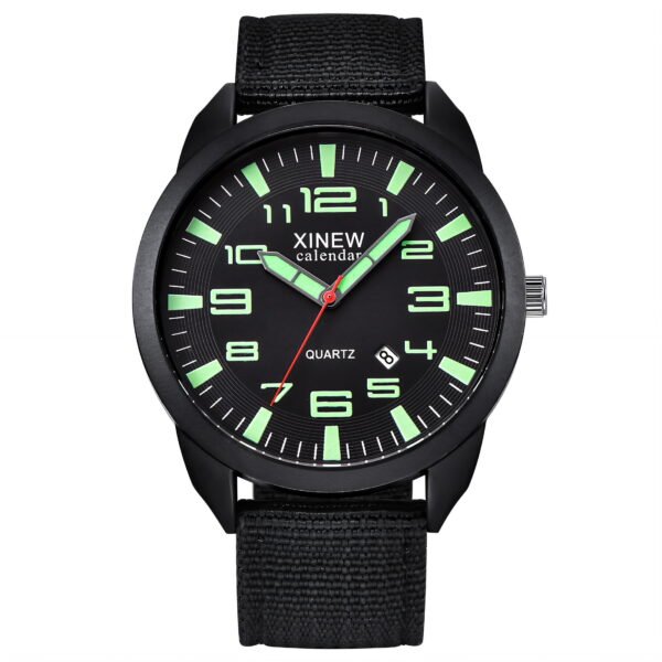 DESIGNICE Watches for Men,Nylon Strap Watch Men'S Wrist Watches,Precise Quartz Movement Versatile Style Analog Watch,Style3