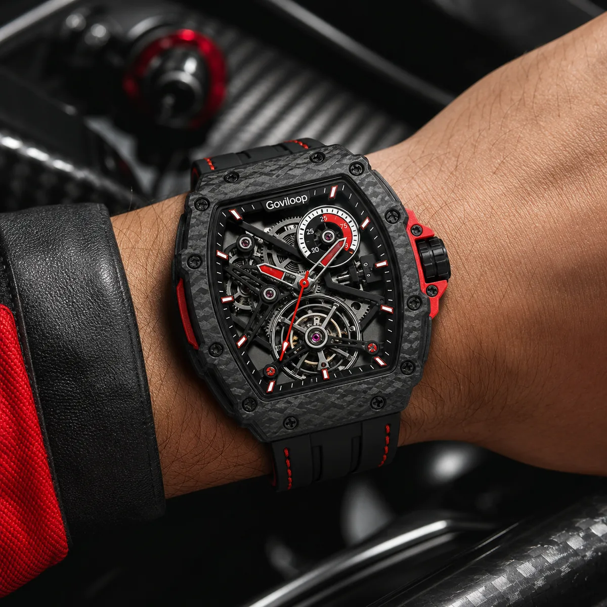 ModSession Racing Carbon Red