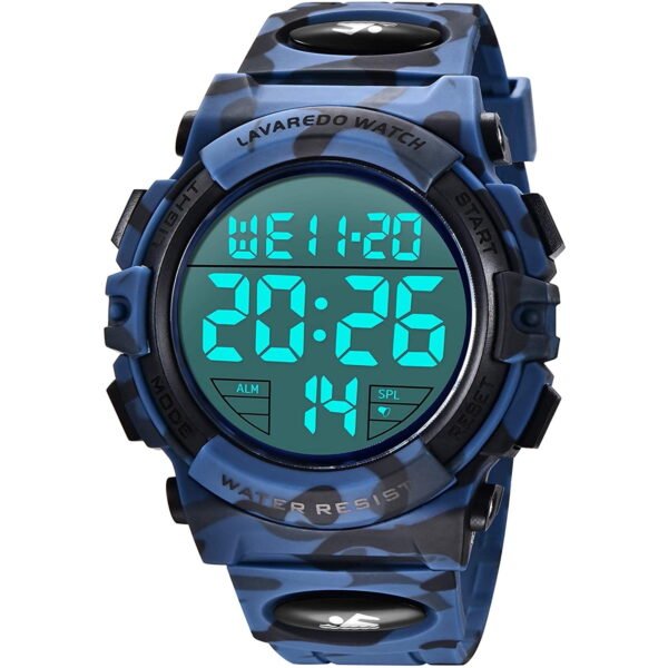 Watches for Man Digital Watches Waterproof Sport Watch with LED Backlight, Running Sports Digital Watch Gifts for Man Father's Day Gift
