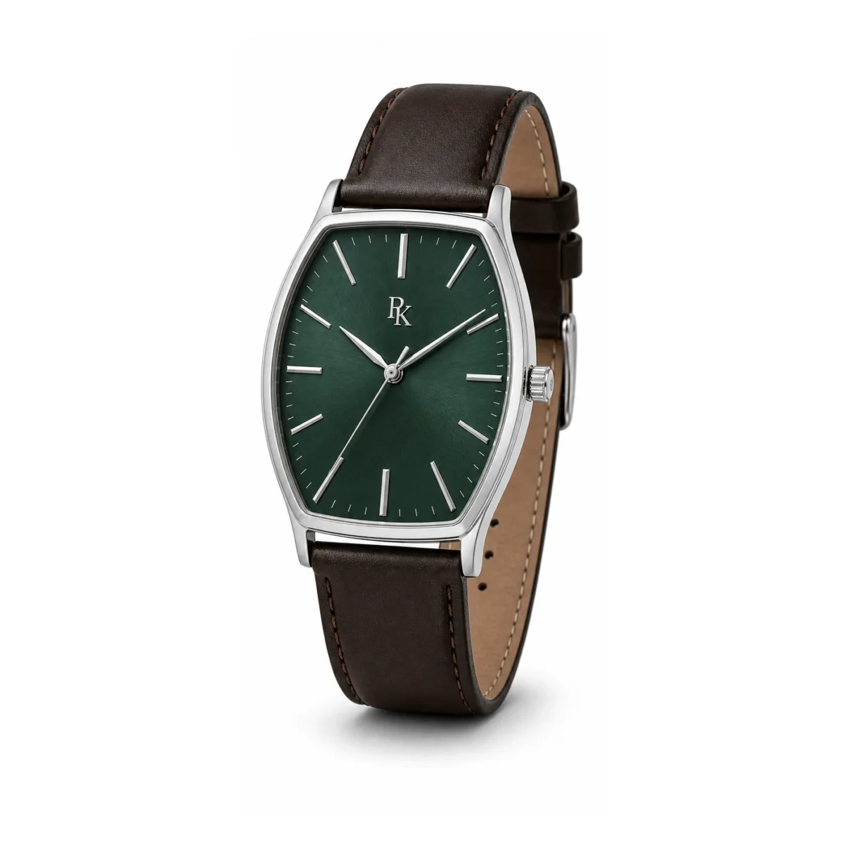 rk-ton-40-grn-lth-strap ModSession Tonneau 40mm Green Leather Tonneau Watch - Image 5