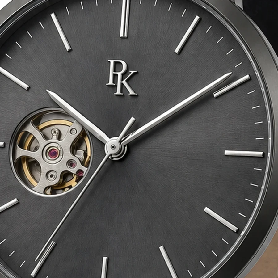 rk-vlt-41-gph-opn-macro-dial ModSession Vault 41mm Graphite Open Heart Watch - Image 6