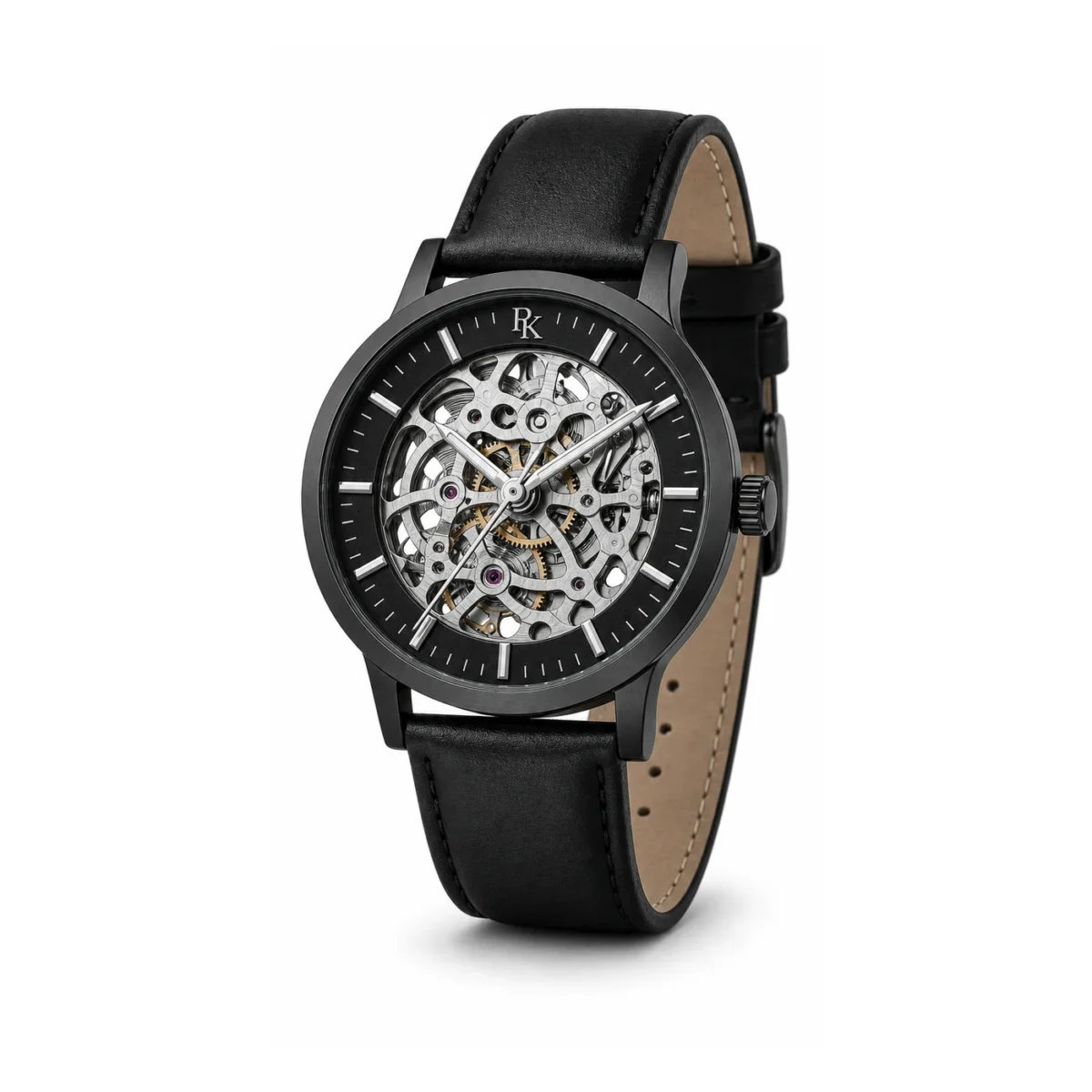rk-vlt-42-blk-skl-main ModSession Vault 42mm Black Skeleton Watch