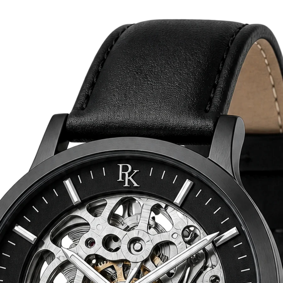 rk-vlt-42-blk-skl-strap ModSession Vault 42mm Black Skeleton Watch - Image 5