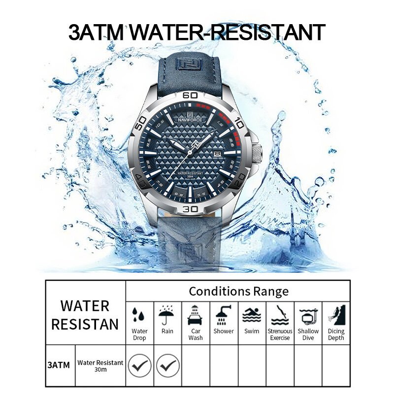 naviforce brand men fashion quartz watches male leather strap sport waterproof wristwatches calendarclock relogio masculino naviforce brand men fashion quartz watches male leather strap sport waterproof wristwatches calendarclock relogio masculino