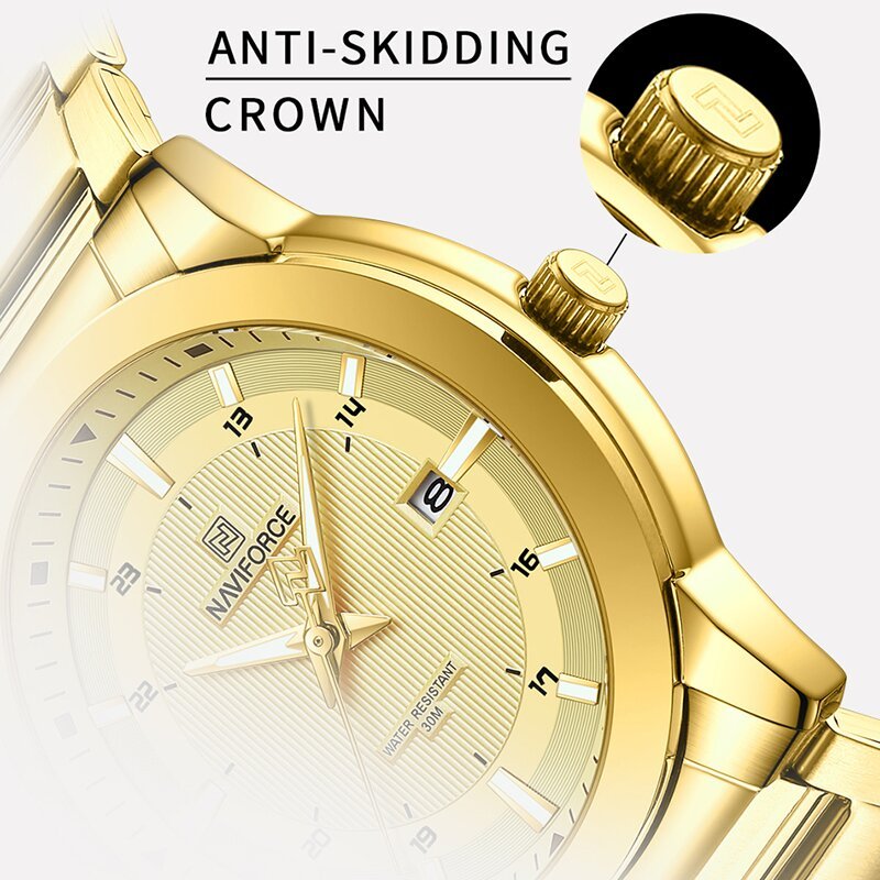 2024 top brand naviforce mens watches stainless steel strap casual male quartz sports wristwatch luxury waterproof date clock 2024 top brand naviforce mens watches stainless steel strap casual male quartz sports wristwatch luxury waterproof date clock