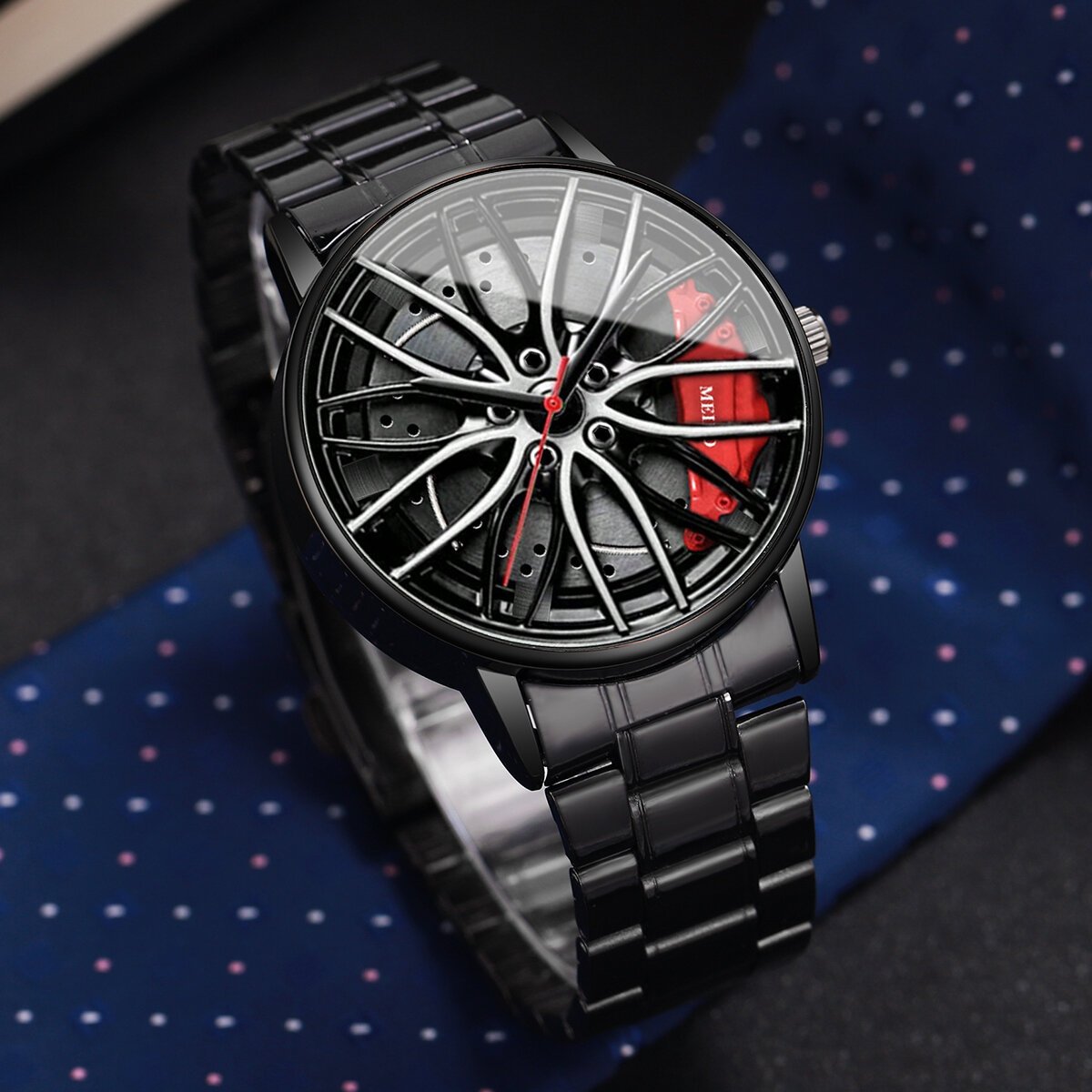 fashion men sports watches 3d car wheel stainless steel band wrist watch men's quartz watch men's watches fashion men sports watches 3d car wheel stainless steel band wrist watch men's quartz watch men's watches