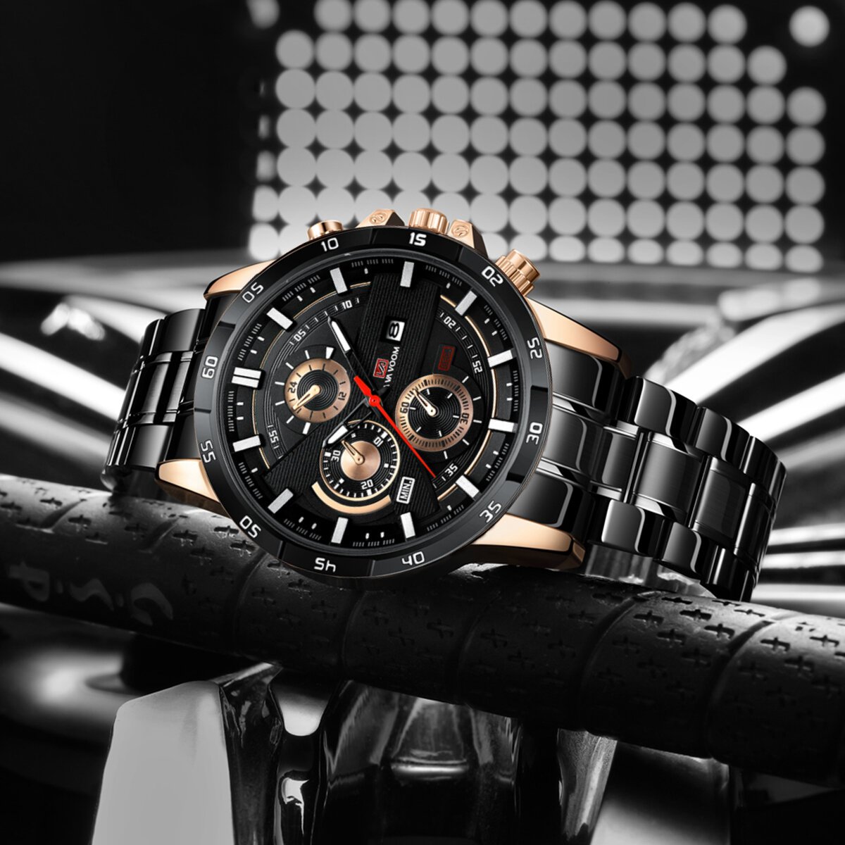 top men watch sports style 46mm large leather racing style casual fashion original black rose gold calendar quartz watch relogio top men watch sports style 46mm large leather racing style casual fashion original black rose gold calendar quartz watch relogio
