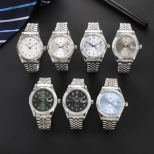 fashion men's watches date high end luxury casual sport clock classic business quartz male stainless steel wristwatches