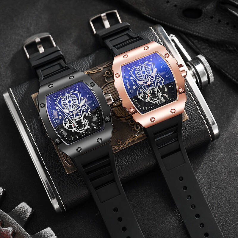 1/2pcs luxury large dial men quartz watches silicone band men's sports watch casual wristwatch reloj hombre(without box) 1/2pcs luxury large dial men quartz watches silicone band men's sports watch casual wristwatch reloj hombre(without box)