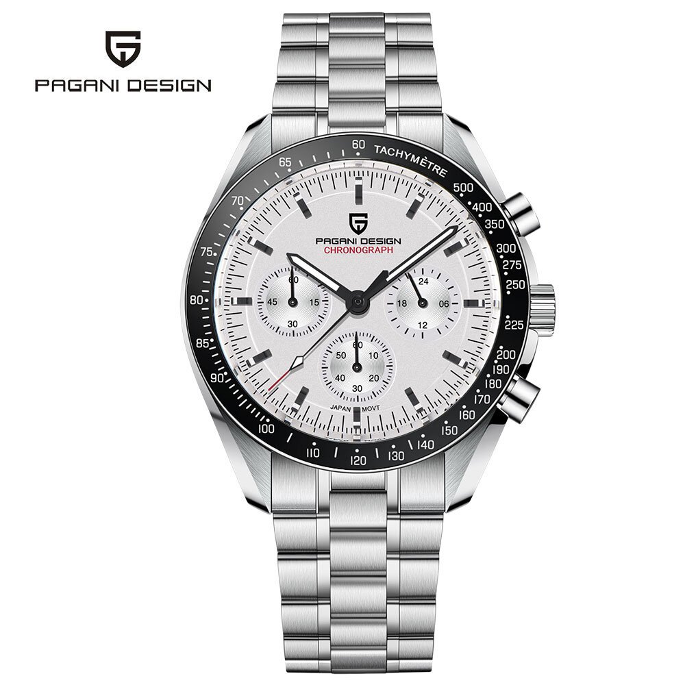 2026 new pagani design 1701 v5 men's watches luxury quartz watch men sports speed chronograph ar sapphire glass 100m waterproof