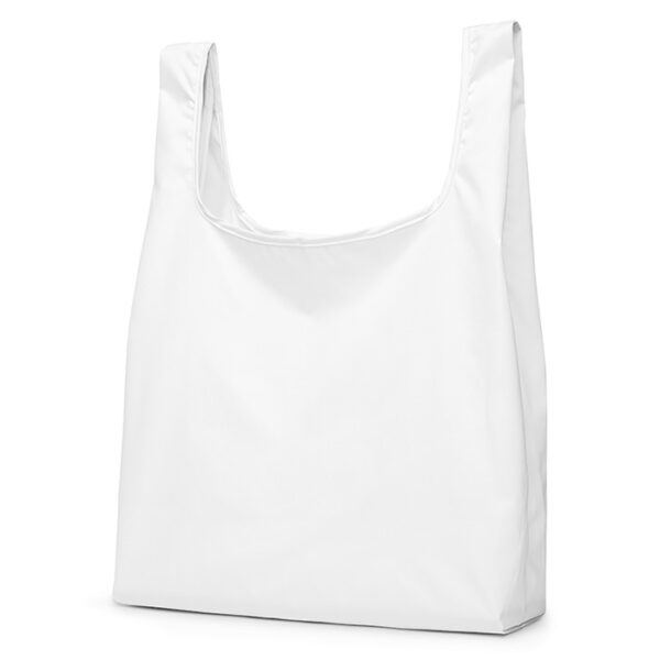 Foldaway Shopping Tote - White