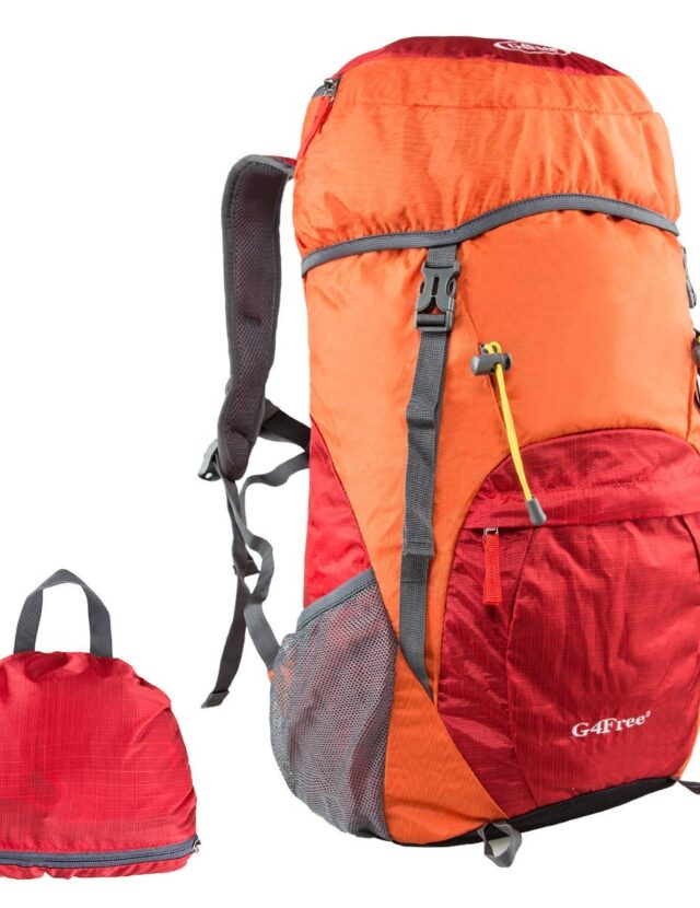 G4Free 40L Packable Travel Daypack - Red