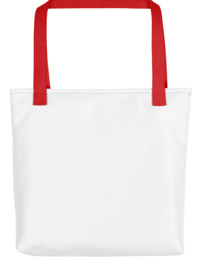 Harbour Tote Bag - Red Handles