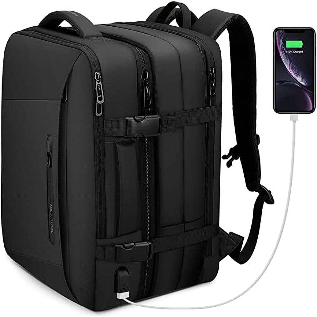 Mark Ryden 41L Carry-On Travel Backpack - Black