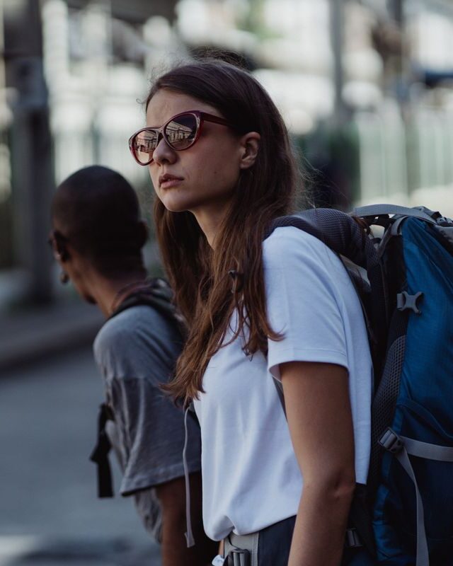 ModSession travel backpack in use
