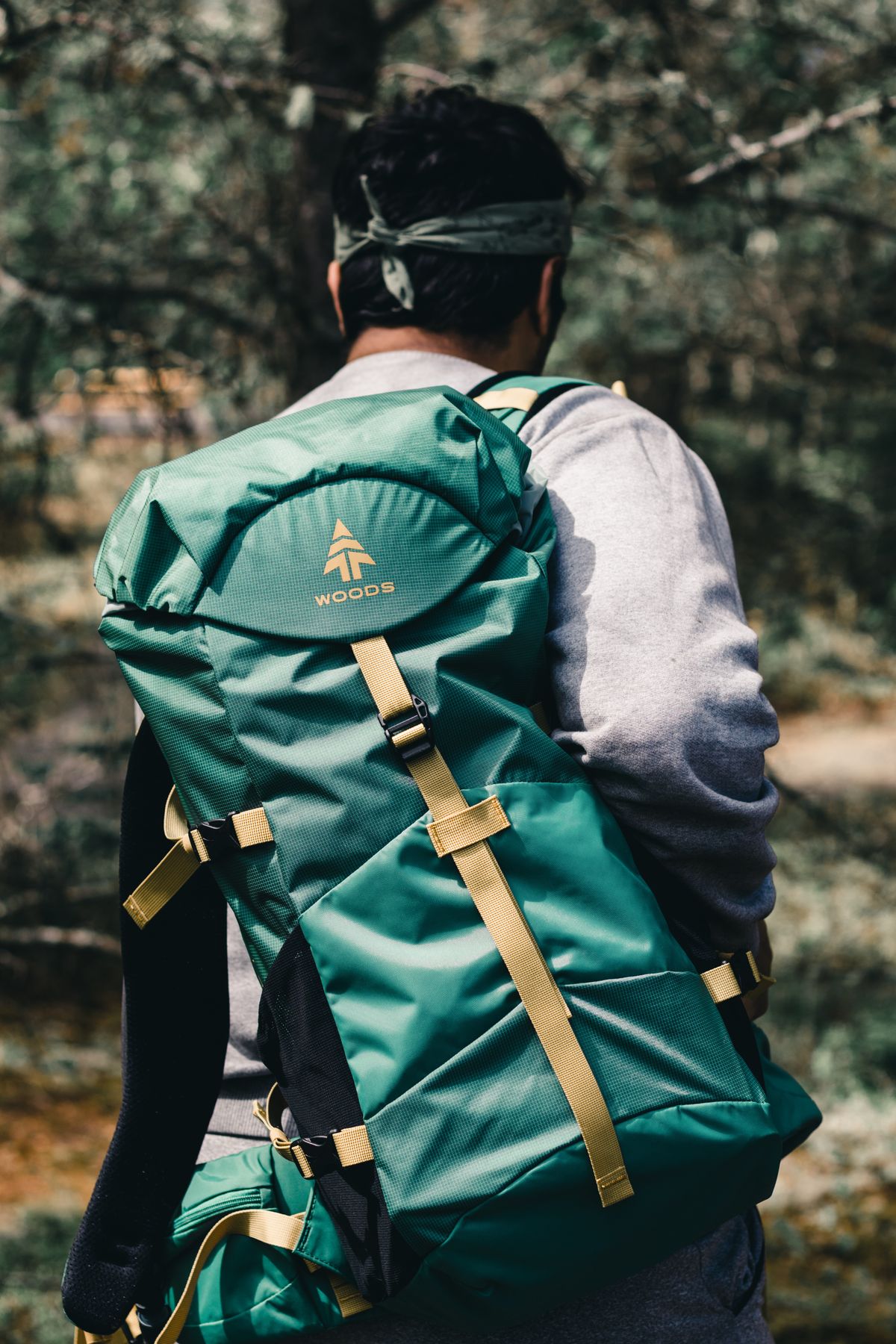 ModSession travel backpack in use