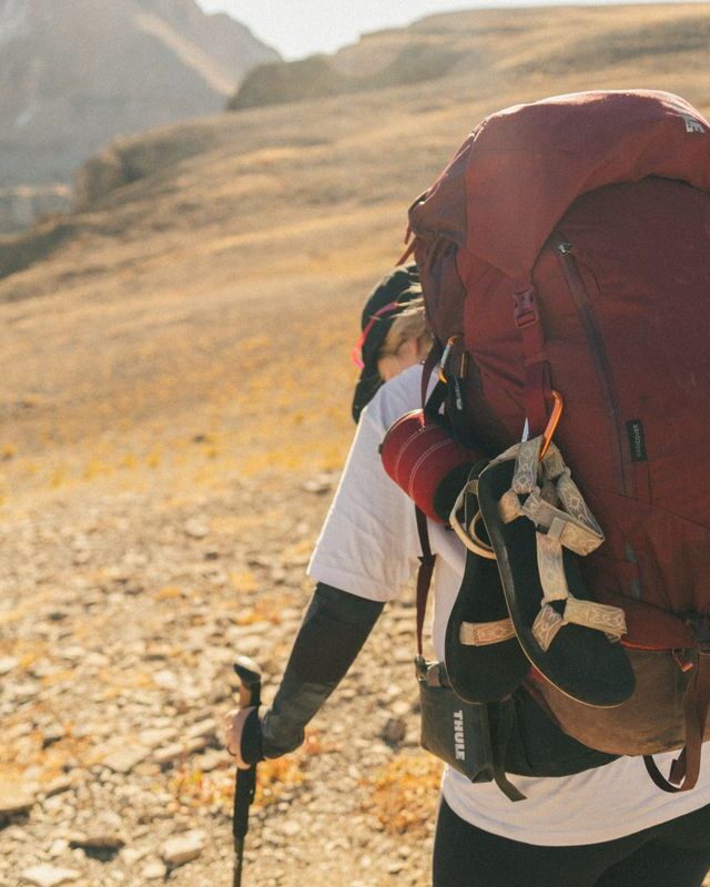 ModSession travel backpack in use