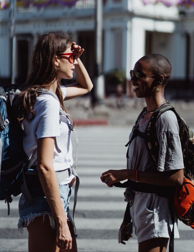 ModSession travel backpack in use