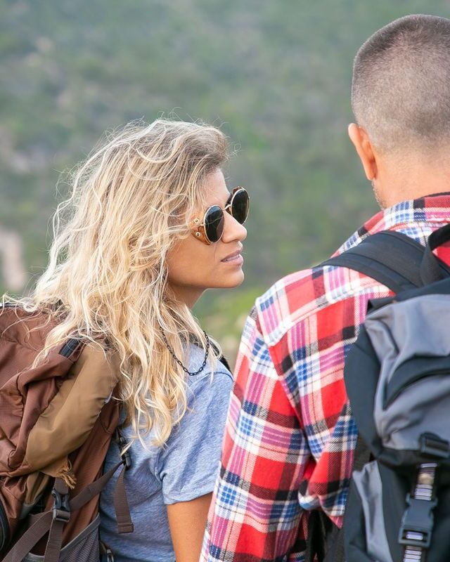 ModSession travel backpack in use