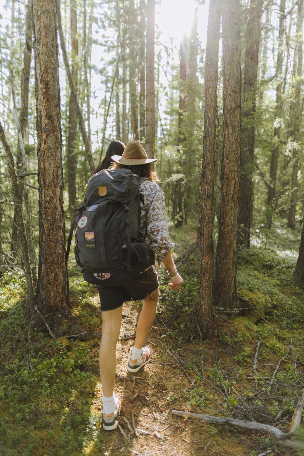 ModSession travel backpack in use