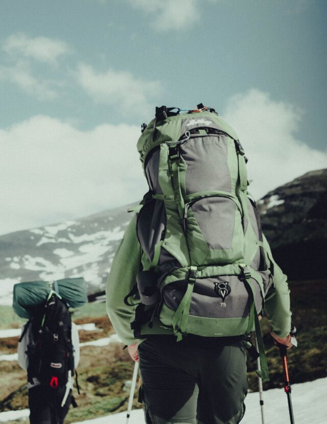 ModSession travel backpack in use