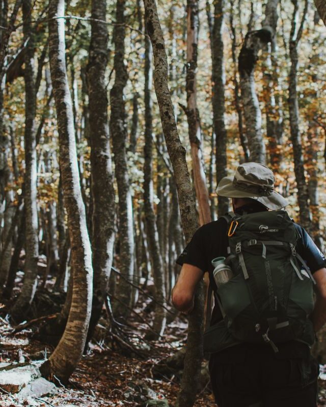 ModSession travel backpack in use