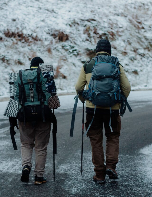 ModSession travel backpack in use