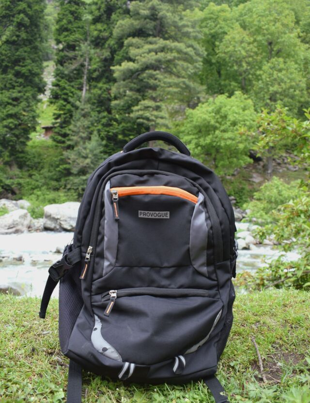 ModSession travel backpack in use