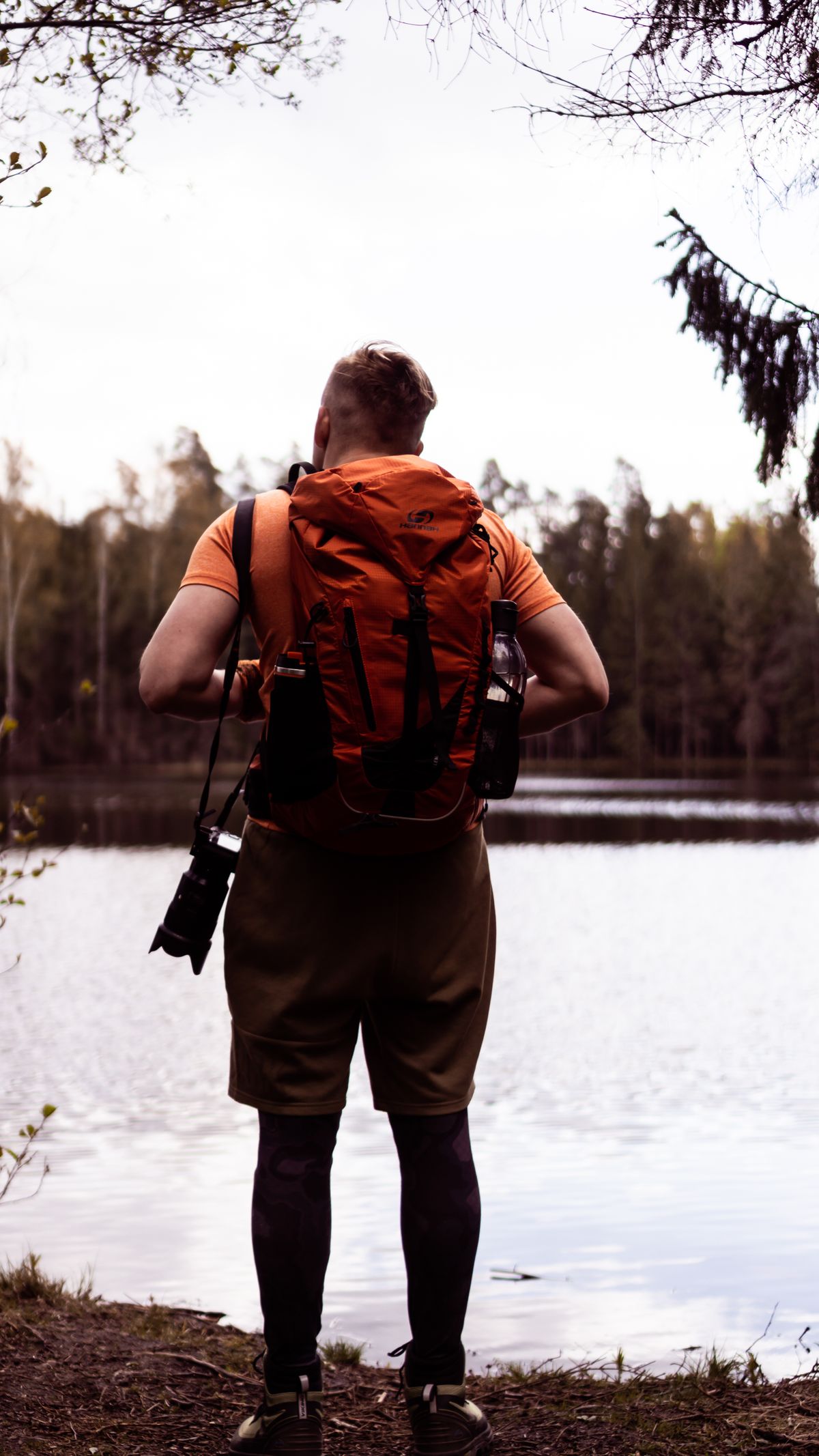 ModSession travel backpack in use
